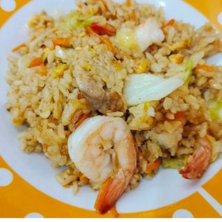 Riso saltato con sate