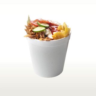 Kubełek Taurus mały - samo mięso z frytkami