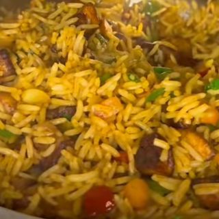 Plantains Fried rice 