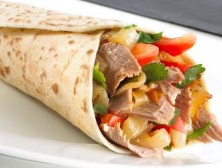 Dürüm o Döner Kebab con Verduras y  Patatas