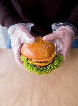 Дабл чікен бургер 