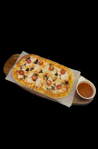 Курица с грибами 