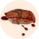 Nigiri de Atún Flameado (2 pza.)