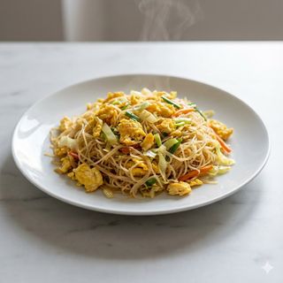 68.Spaghetti di riso  verdure