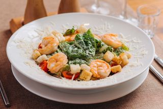 Цезарь с креветками