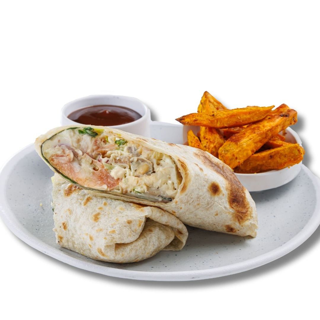 Wrap caesar de salmon