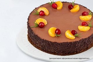 Торт Мандариново-шоколадний цілий
