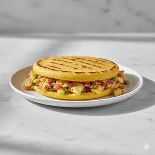 Arepa Con Perico (1 Ud.)