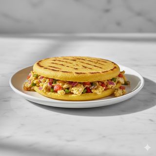 Arepa Con Perico (1 Ud.)