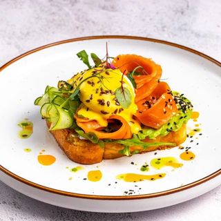  Бриошь с лососем