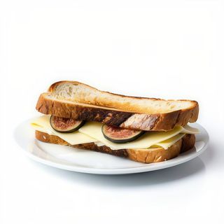 Bocadillo De Figatells Con Queso