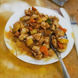 Pollo Con Brotes De Soja