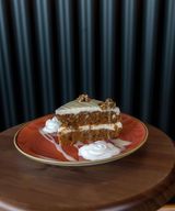 Porción tarta de zanahoria