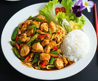 Combo pui cu legume