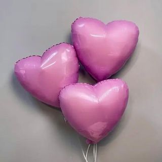 Set balonów - Trzy różowych serca