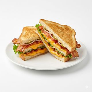 Sándwich Bacon Queso