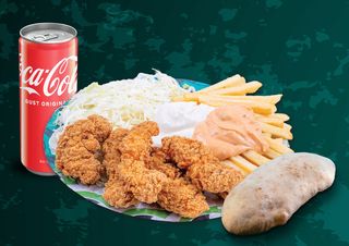 Meniu Crispy Mega + răcoritoare