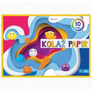 Kolaž papir B5 1/10 samolj., CONNECT 573