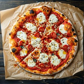 Pizza alla pala margherita