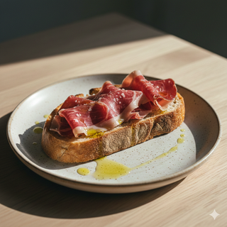 Tostada De Lomo A La Sal