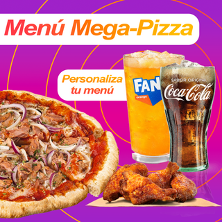 Menú Mega-Pizza