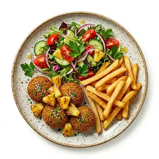 Plato Pita De Falafel (4 Uds.) Con Piña