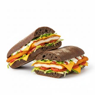 Sandwich Ciabatta Black (Pain Ciabatta)