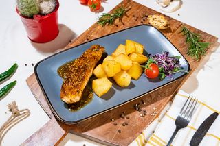 Somon cu mustar si miere 