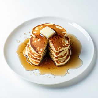 Pancakes con sciroppo di acero