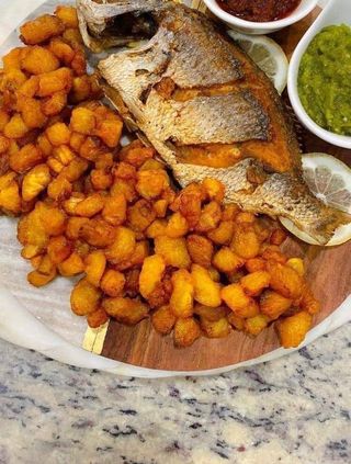 Alloco + Poisson grillé