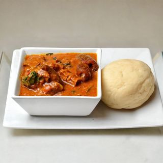 Fufu, Ogbono And 2 Beef