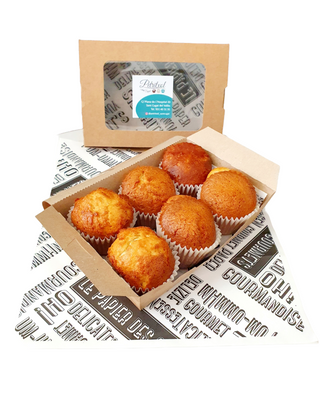 Magdalenas Naturales Artesanas 6 unds.