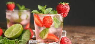 мохито клубничный