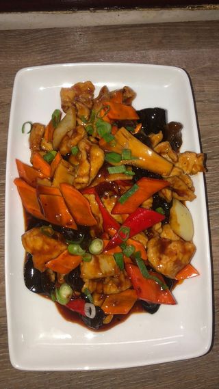 Pui cu aroma de peste (dulce-picant)