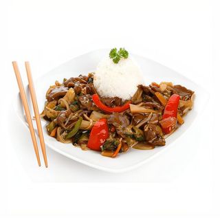 Chop suey de ternera