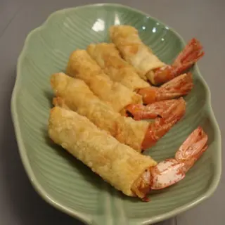6. Rollitos Rellenos De Gambas Y Verduras (4 Uds.)