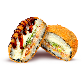 Суші-бургер з вугрем