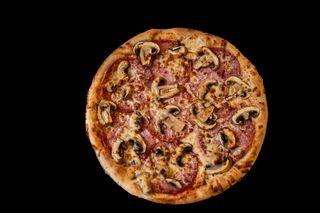 Pizza Salami Funghi medie - 480gr.