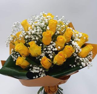 Buchet Trandafiri galbeni