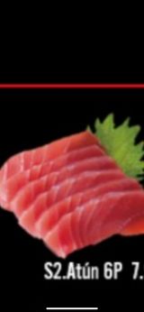 S2. Sashimi De Atún (6 Pzs.)