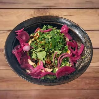 FRYTKI Z SZARPANĄ WOŁOWINĄ.