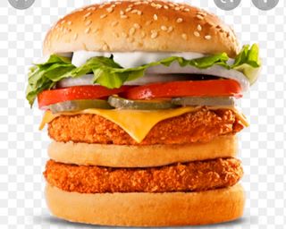 Menú Hamburguesa De Pollo doble 