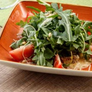 Рукола с кониной 