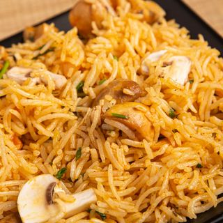 Arroz con campiñones