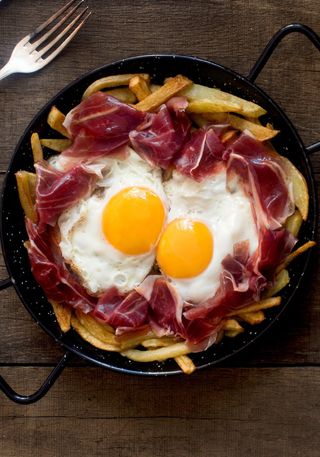 Huevos Con Patatas Y Jamón Selecta
