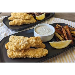 Parmesan Fish Fingers And Chips