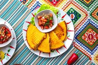 Quesadilla cu carne de găină