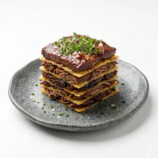 Tapa De Milhojas De Costilla