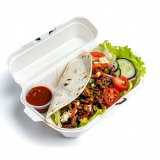 Shaorma mixtă la caserolă