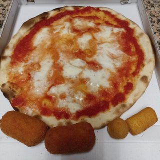 Menu pizza